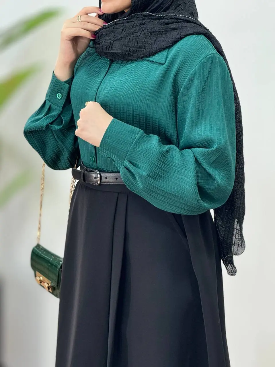 شومیز ساتن ابریشم یارا